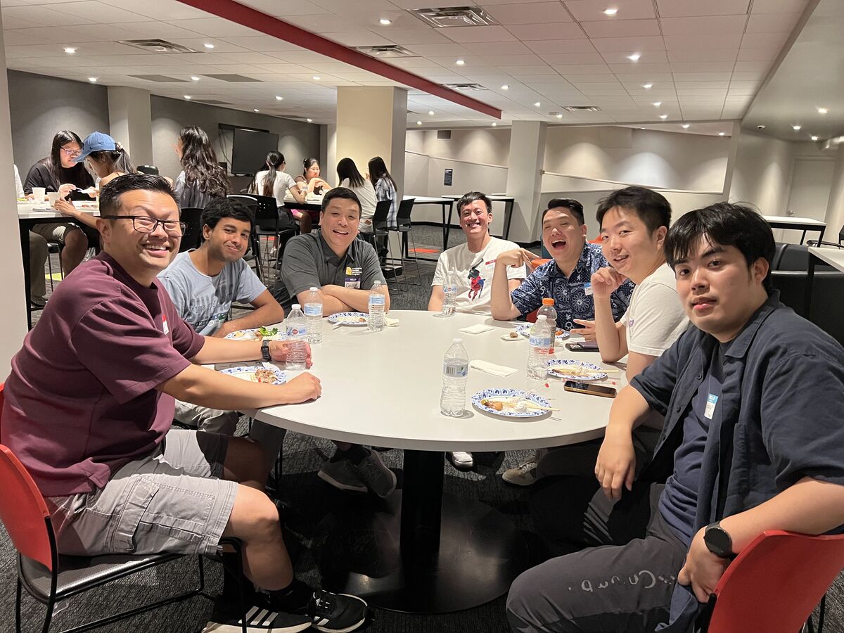 ISMP mentors and students together
